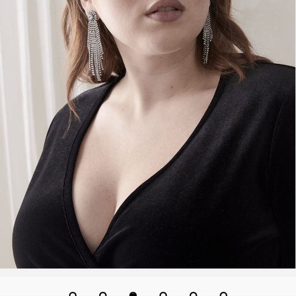 Velvet Wrap Top - Addition Elle - Picture 4 of 4